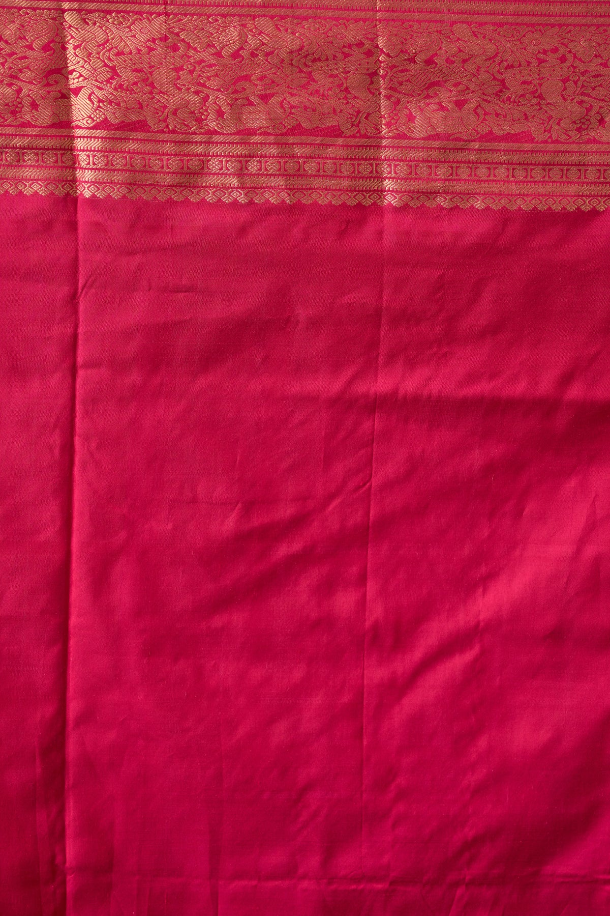 Orange Patola Silk Heritage Saree With Banarasi Border