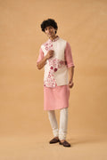 Powder Pink Kurta Bandi Set