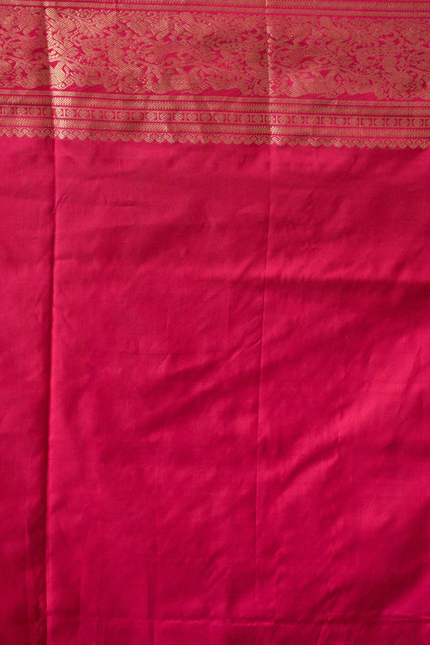 Orange Patola Silk Heritage Saree With Banarasi Border