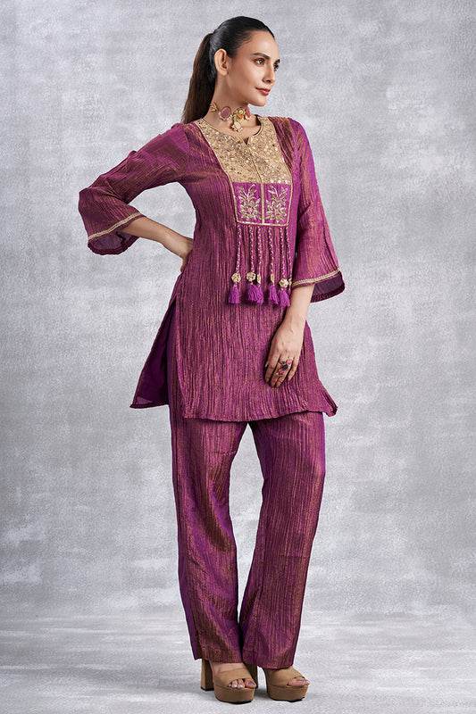 Purple Suit Set