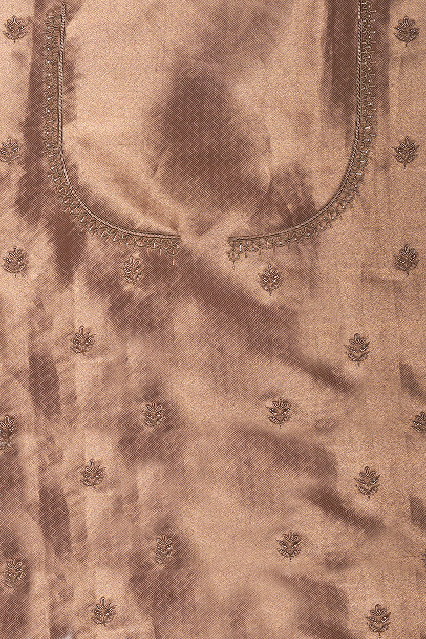 Onion Pink Kanjeevaram Silk Saree With Zardosi Work